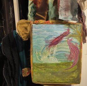 Hand-Painted Bird Sence